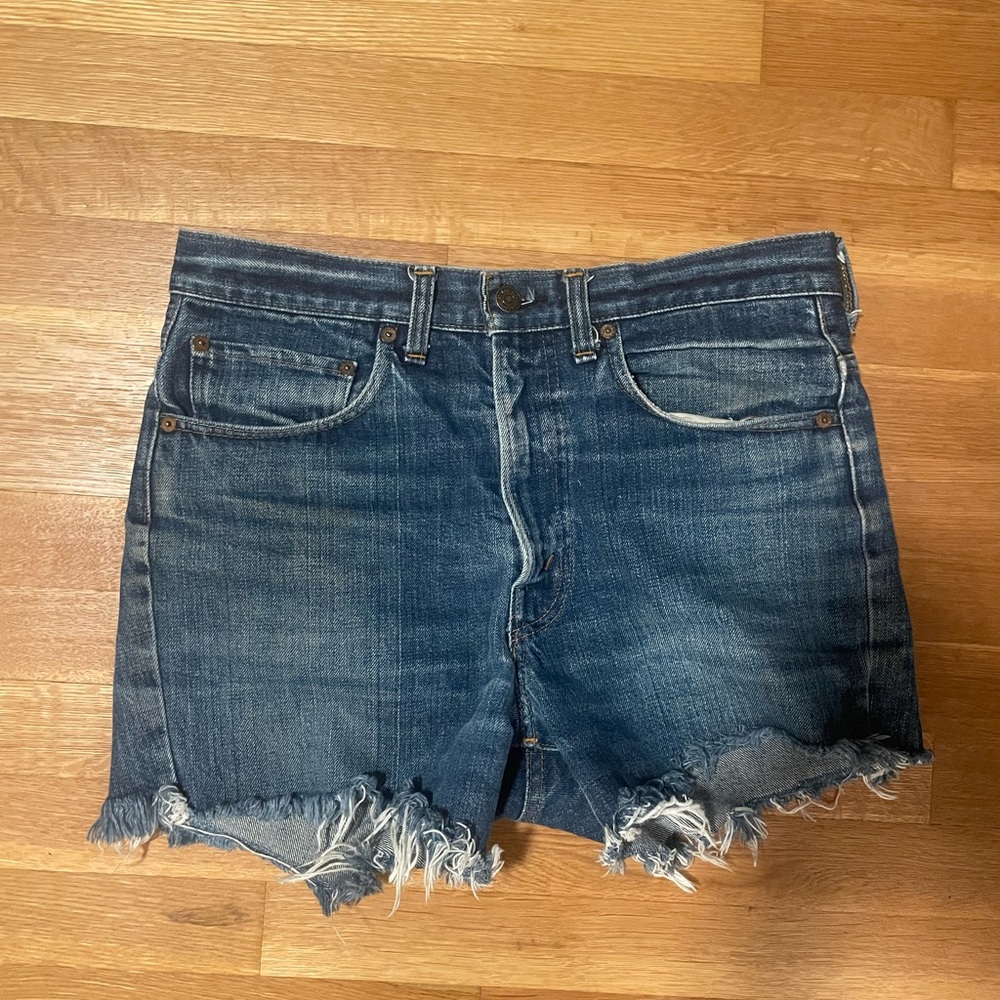 Levi’s dark wash shorts